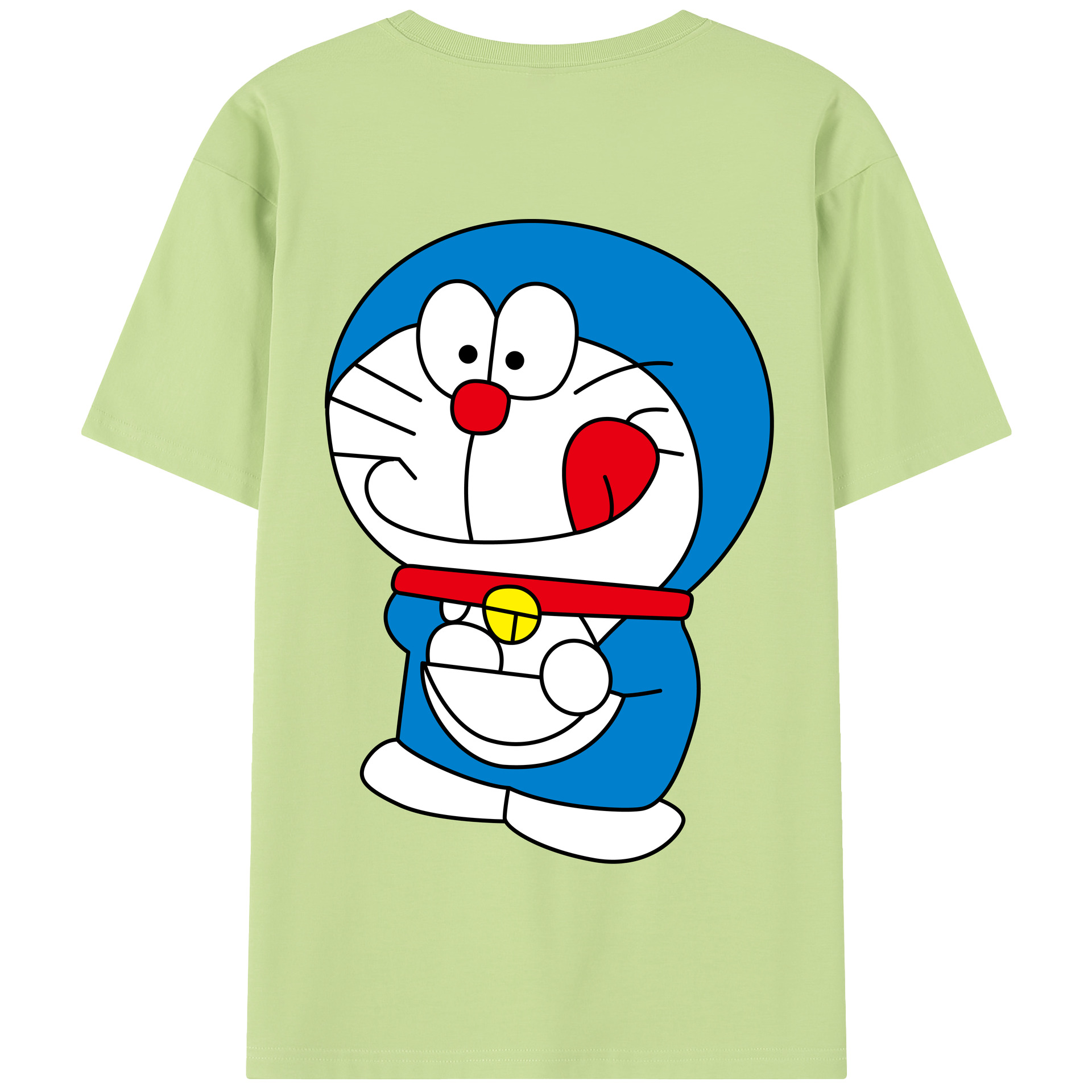 （画像用） ドラえもん Doraemon 綿100％半袖Tシャツ（背面プリント）
